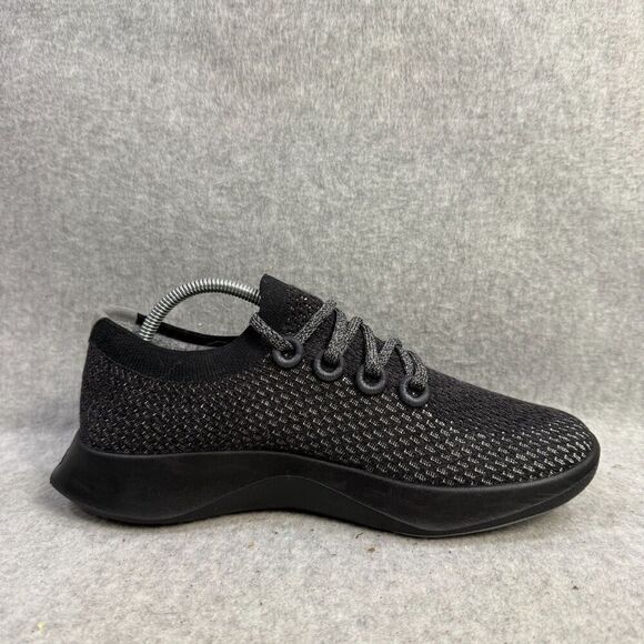 Allbird Shoes Womens Size 8 Tree Dasher TD Black Knit Athletic Running Sneakers - Picture 7 of 9